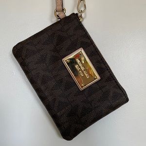 Michael Kors Leather Wristlet